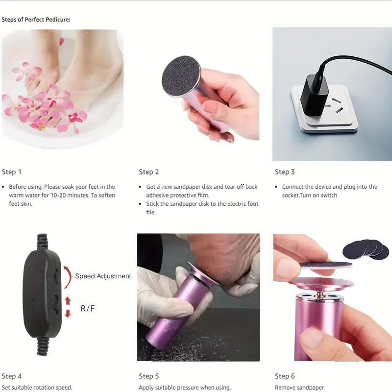 Electric Foot Callus Remover - Designmycraft