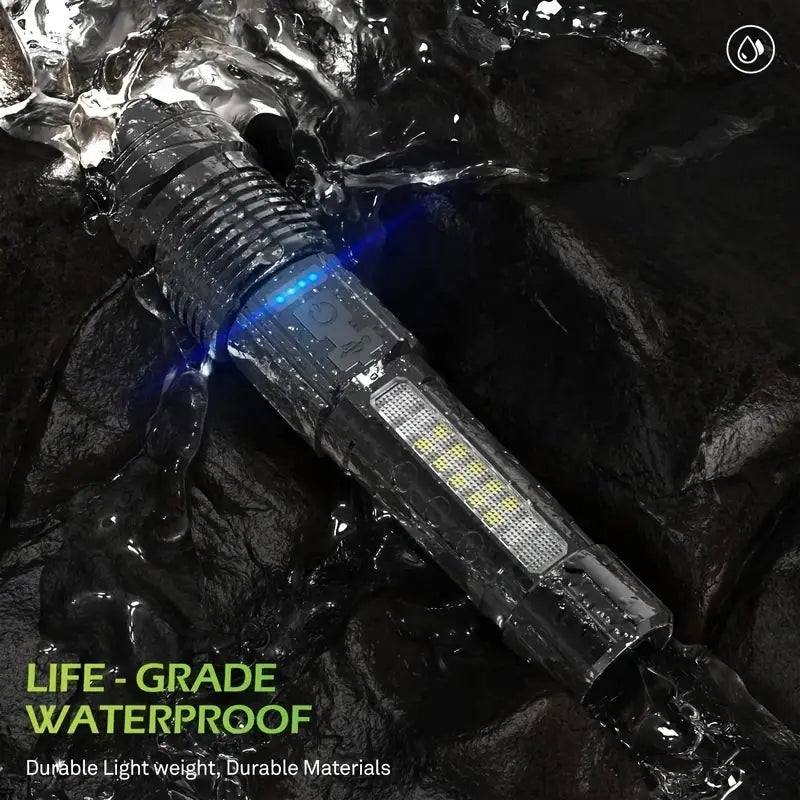 Powerful Handheld Flashlight - Designmycraft