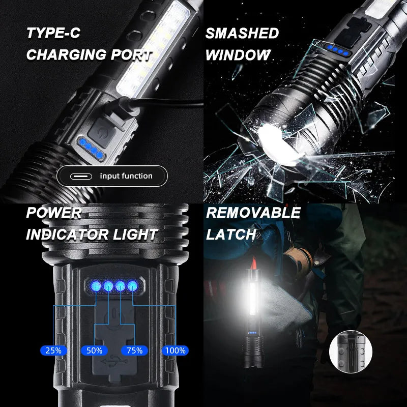 Powerful Handheld Flashlight - Designmycraft