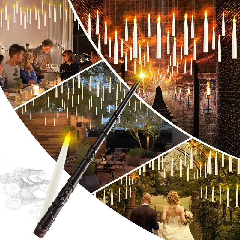Flameless Candles with Magic Wand Remote - Designmycraft