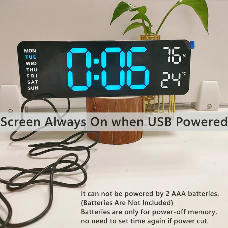 Digital Wall Clock - Designmycraft