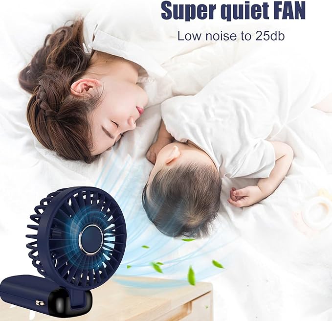 Usb Rechargeable Handheld Fan - Designmycraft