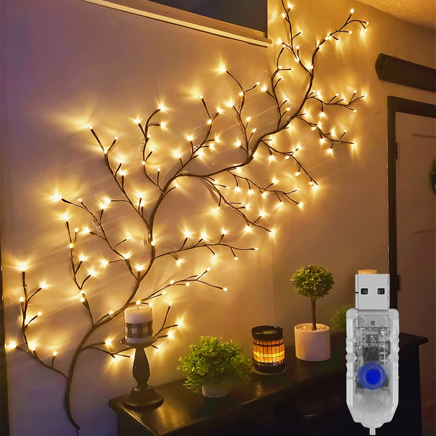 LED Tree Branch Design Light - Designmycraft