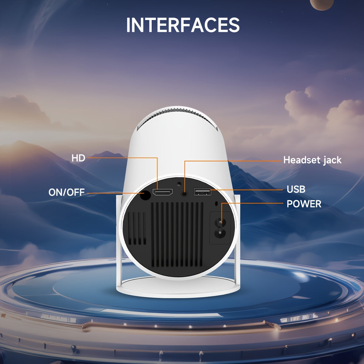 Mini Projector 4K 720P - Designmycraft