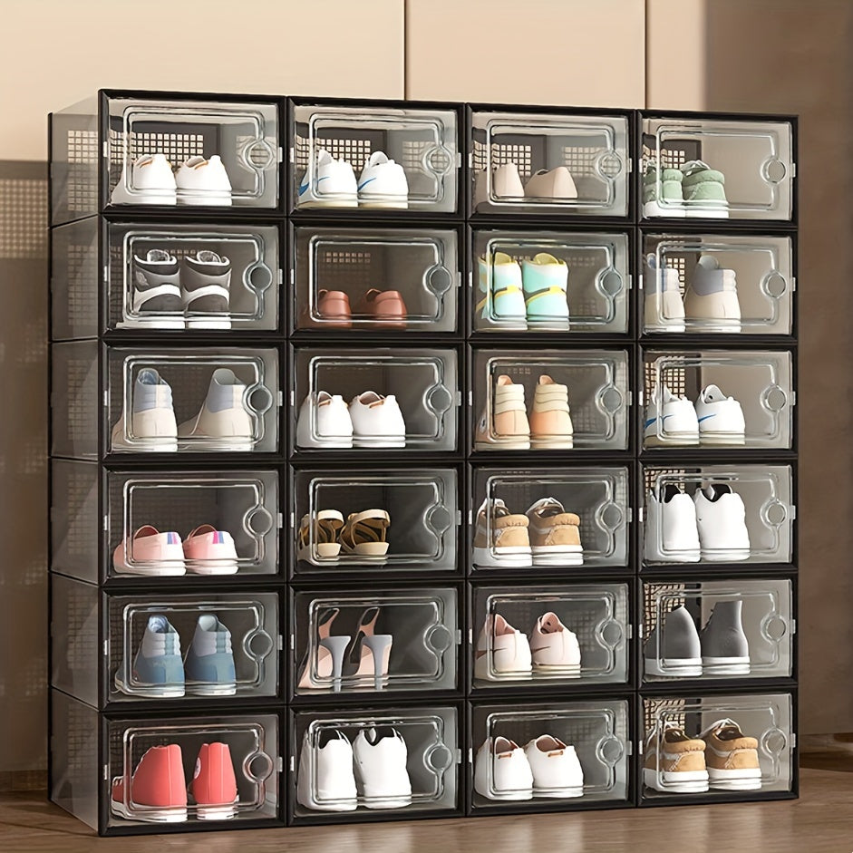 Multifunctional folding shoe cabinet