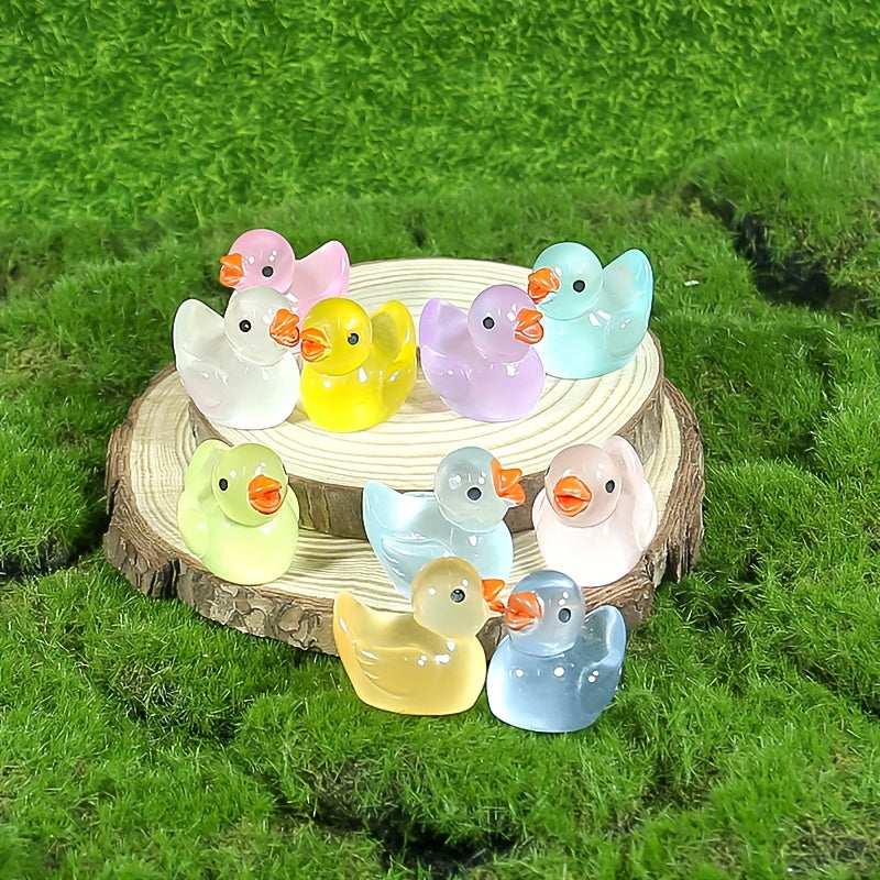 Luminous Mini Resin Ducks（multi-color）