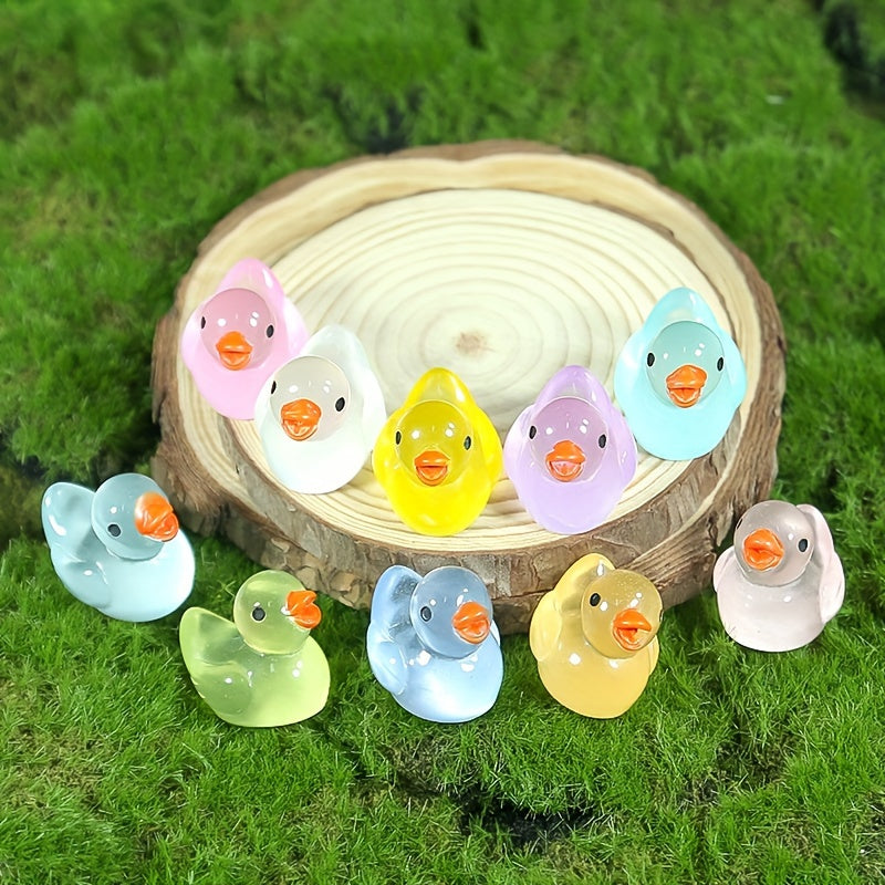 Luminous Mini Resin Ducks（multi-color）