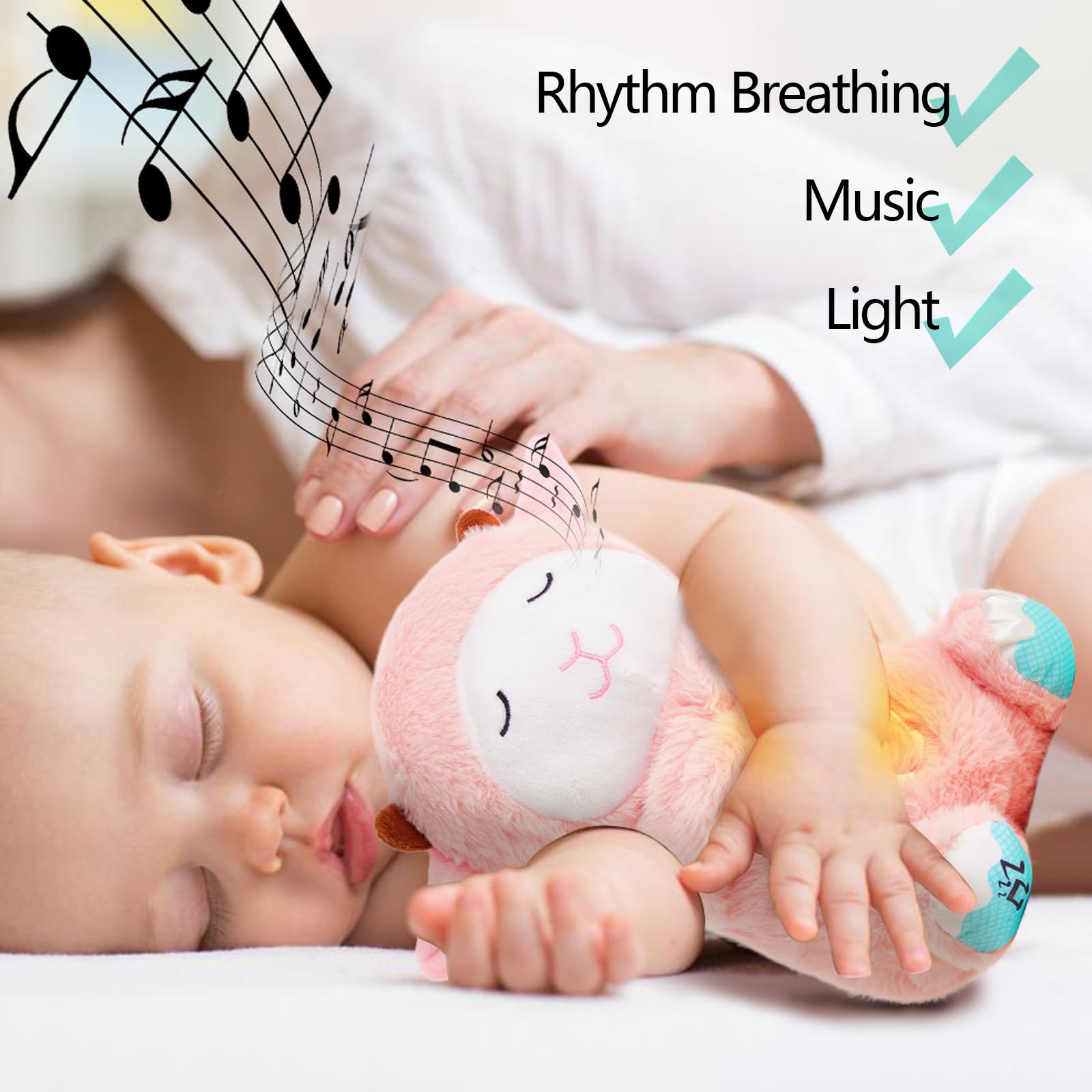 Portable Plush with Music, Sounds, Lights and Breathing Motion