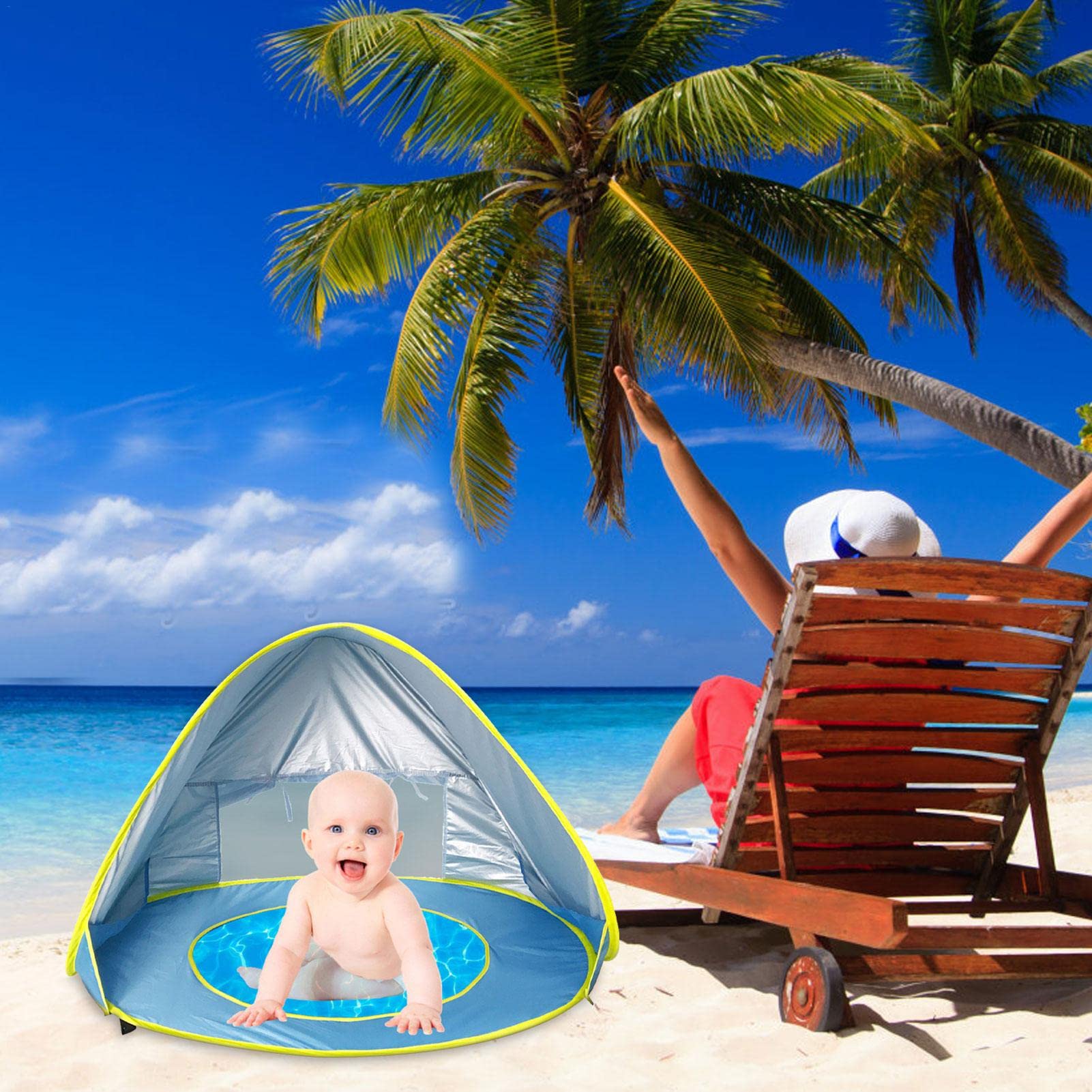 Baby Beach Tent Pop Up Portable