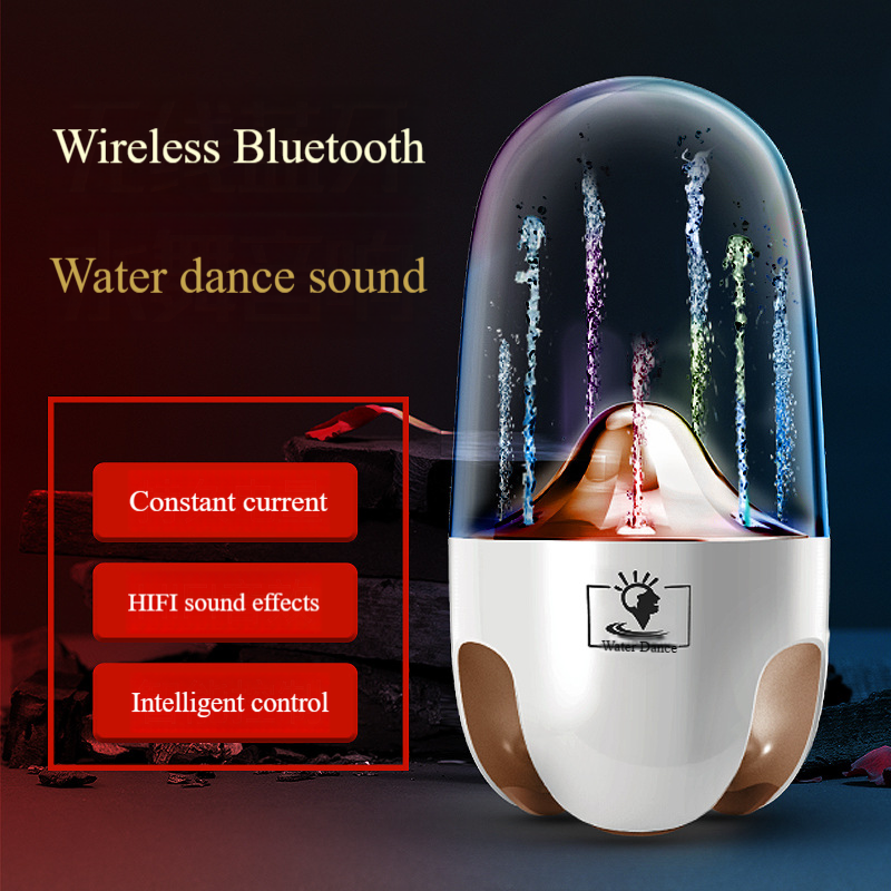 Colorful ambient light fountain sound